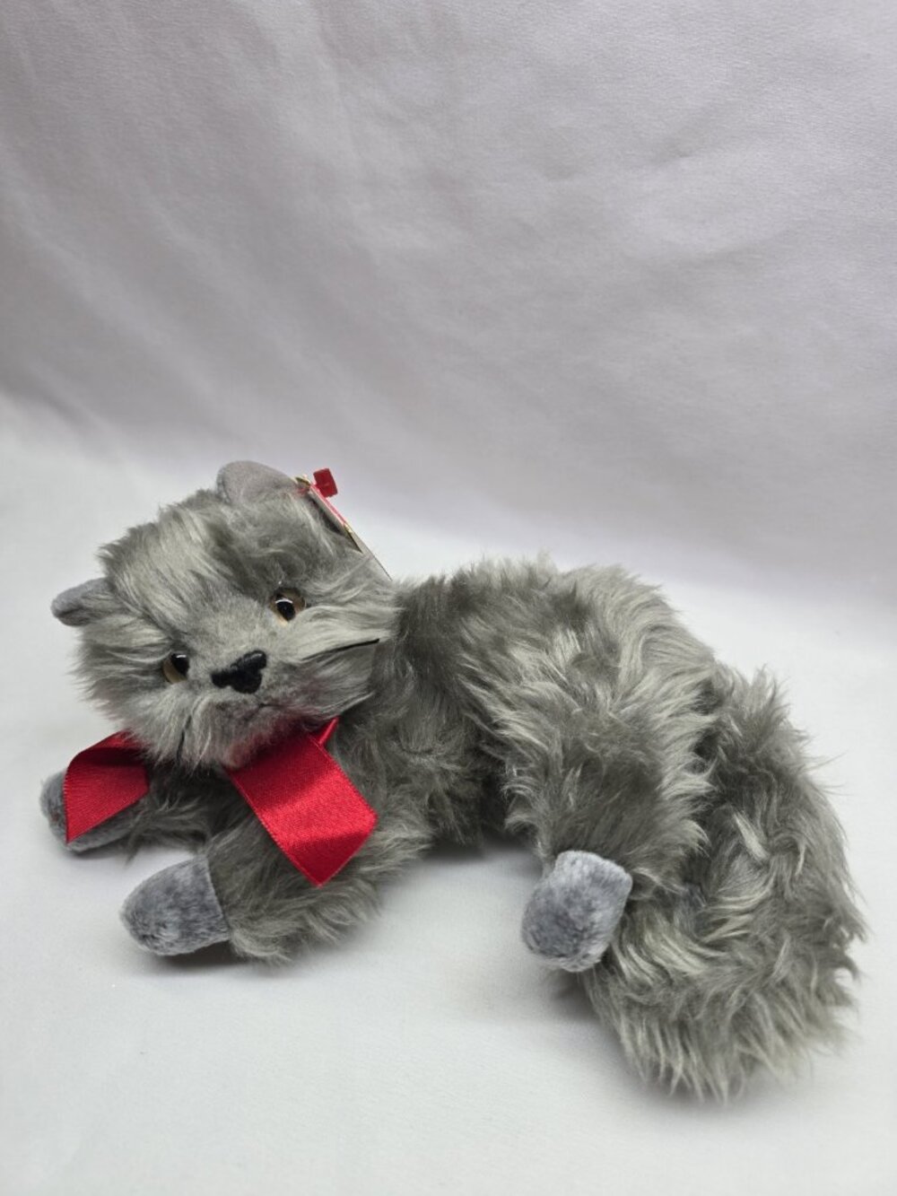 TY Beanie Baby BEANI The Gray Cat With Tag Retired DOB: July 26th, 2000